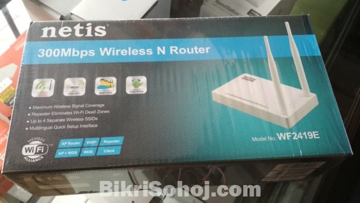 Computer Accessories Netis Wf2419e 300mbps Wireless N Router Dhaka Bikrisohoj Com