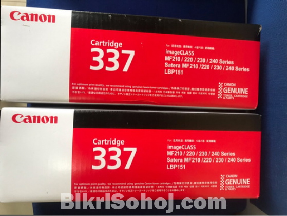 Computer Accessories Canon Original 337 Black Laser Printer Toner Dhaka Bikrisohoj Com