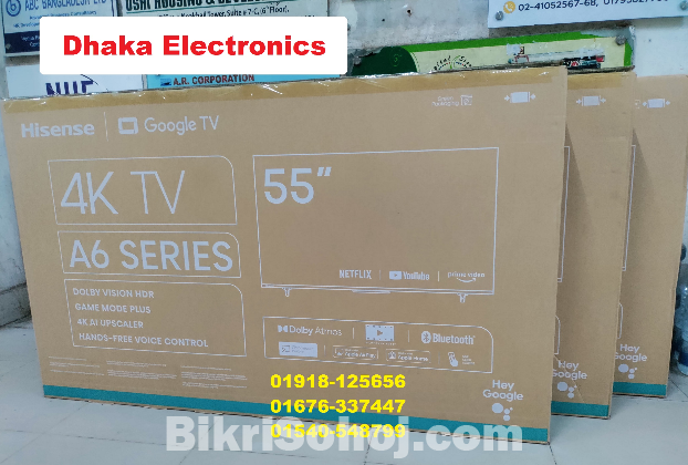 Hisense 55 inch 55A6F3 UHD 4K Android Google TV