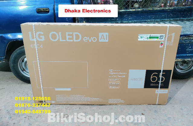 LG 65 inch C4 Evo OLED 4K AI Smart TV