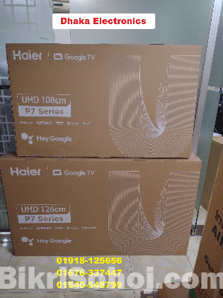 Haier 50 inch H50P7UX HQLED 4K Google Smart TV Official