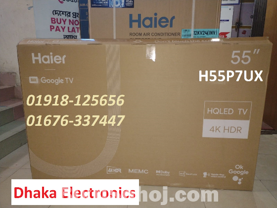 55 inch Haier H55P7UX HQLED 4K SMART GOOGLE TV Official