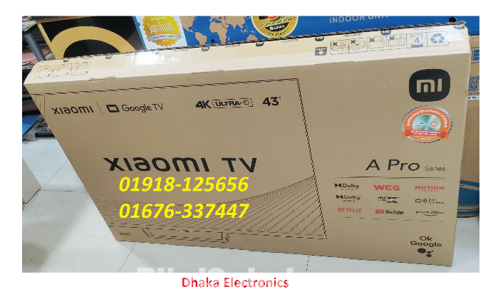 Xiaomi Mi L43M8-A2ME 43 inch A Pro 4K Google TV Official