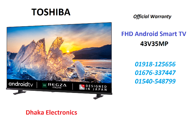 Toshiba 43 inch 43V35MP Android Smart TV Official