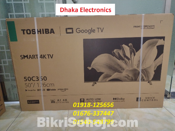 Toshiba 50 inch 50C350LP UHD 4K Android Google TV Official