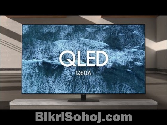 55 inch SAMSUNG Q80A QLED 4K VOICE CONTROL SMART TV