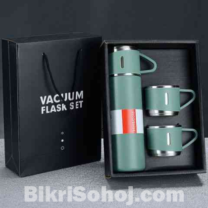 Stainless Steel Vacuum Flask Thermos Mug Gift Set