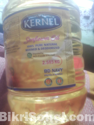 KERNEL SUNFLOWER OIL 2.585 KG.