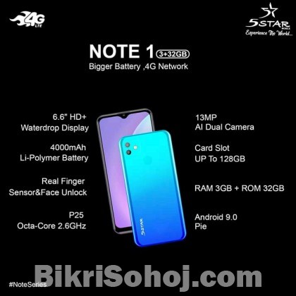 5 star note 1 pro