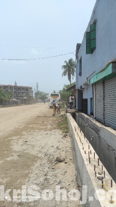 জমিসহ দোতালা বাড়ি এবং ৫টি দোকান বিক্রিয় করা হবে