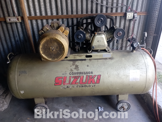 Air compressor 500 liter 10 hp motor